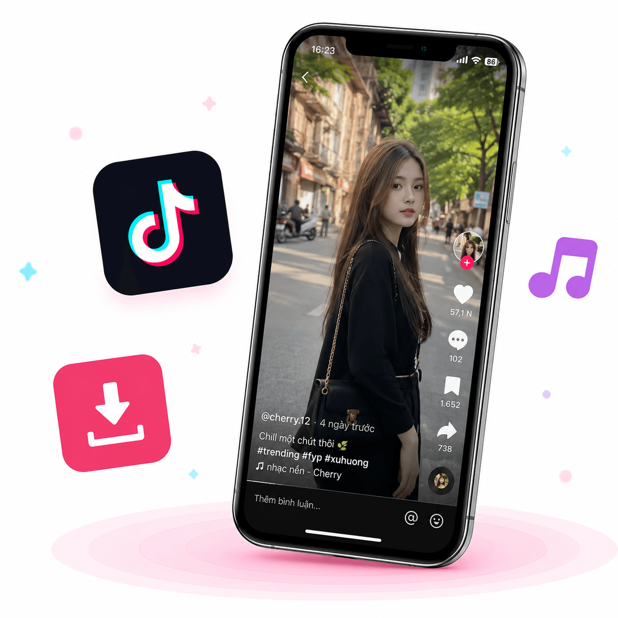 Tải video TikTok không logo
